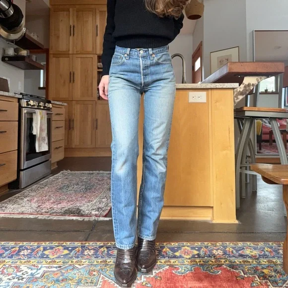 vintage 501xx Levis 501 USA made fit like 25 - Picture 2 of 10